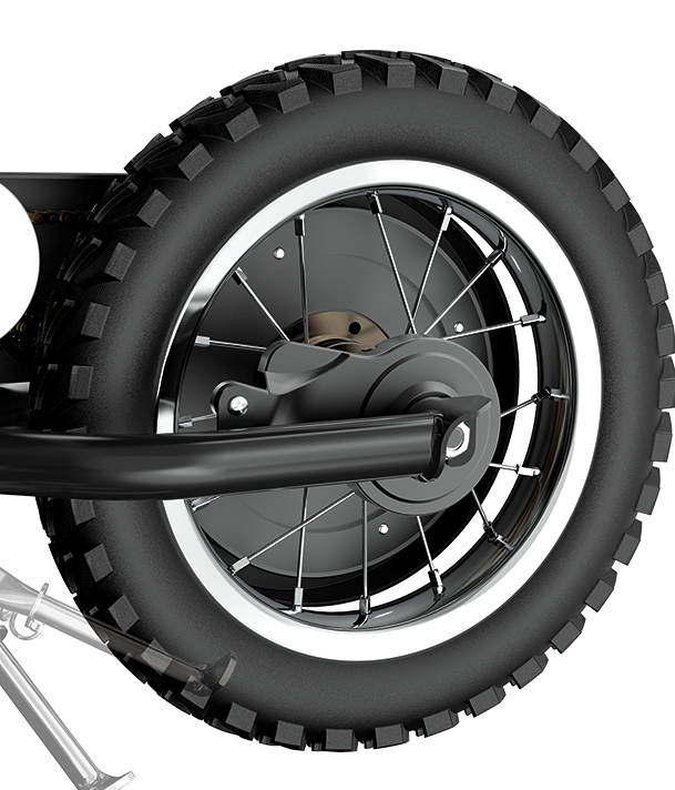 MX125 (V1-5) / SX125 (V1-2) Rear Wheel CMPLT +HW