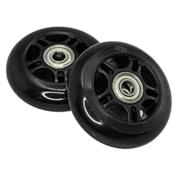 Razor PowerRider 76mm Rear Wheels - Black (Set of 2)