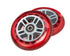 Razor A Kick 98mm Wheels w/Bearings - Red (Set of 2)
