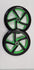 Razor A5 Lux Light Up Wheels (set of 2) - Green