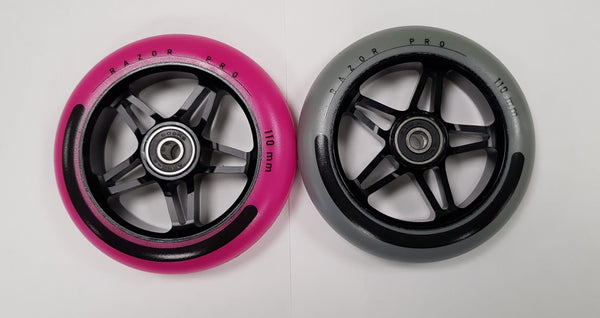 Razor W13018127058-ProXXX2021 Wheels_set of 2_-Black-Gray-Pink