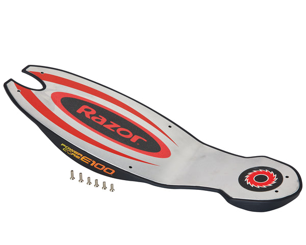 Razor Power Core E100 Aluminum Deck Plate - Red
