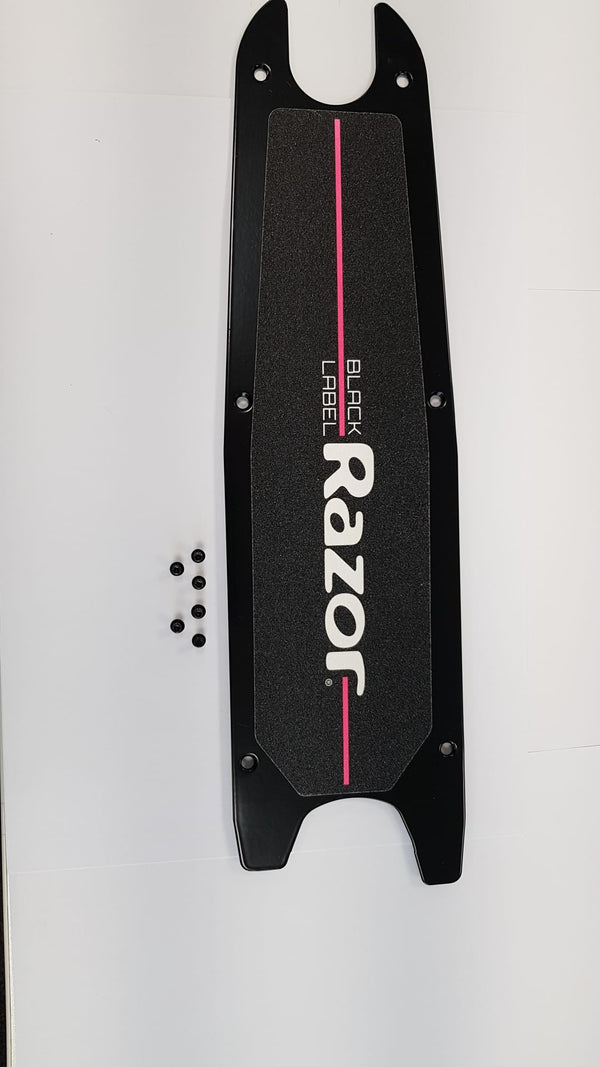 Razor Black Label E90 deck plate - pink